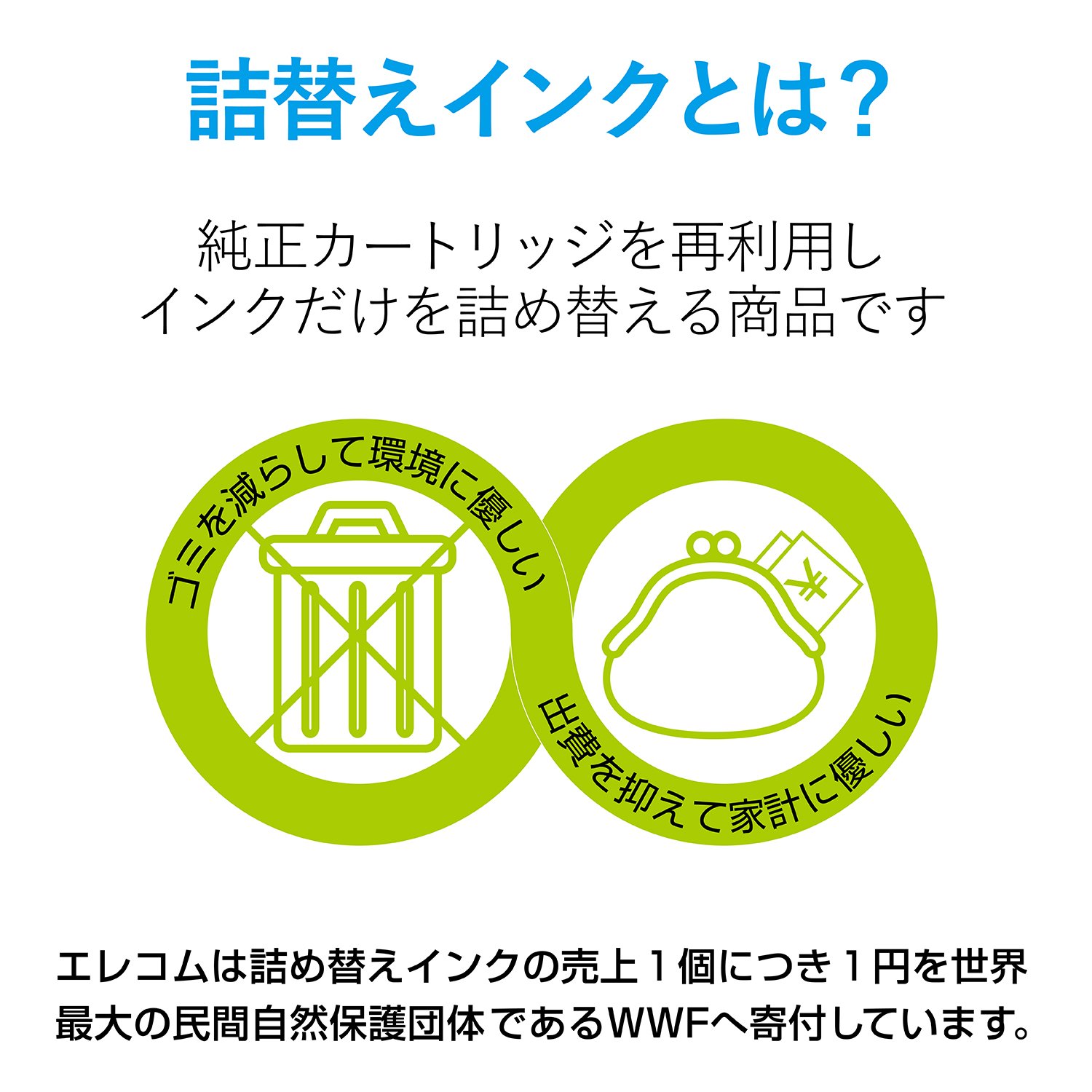 Amazon.co.jp: エレコム 詰め替え インク Canon キャノン BCI-370371